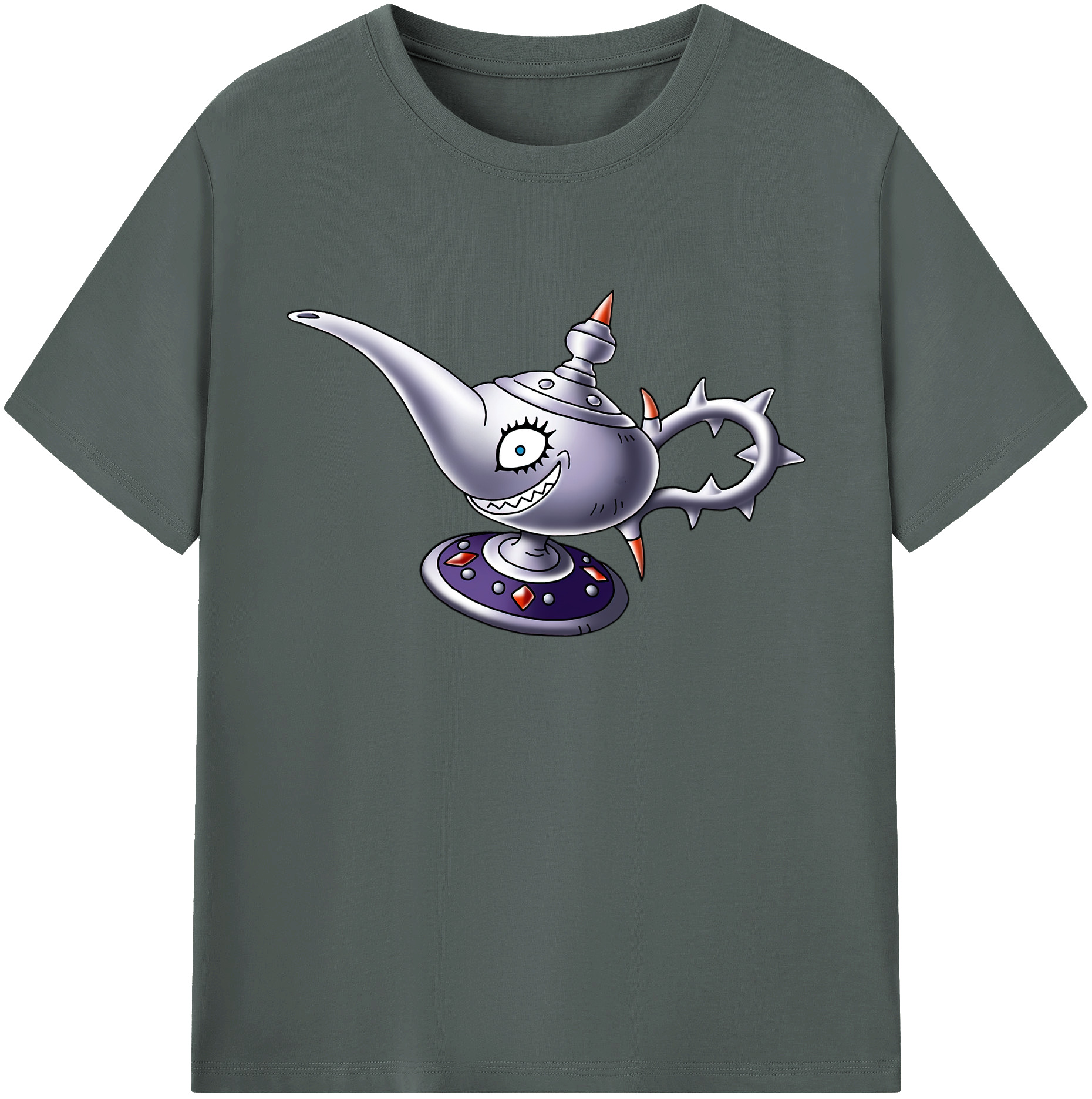 （画像用） ドラゴンクエスト Doragon Kuesuto Dragon Quest 綿100％ メンズ半袖Tシャツ｜肌触りやわらか＆通気性